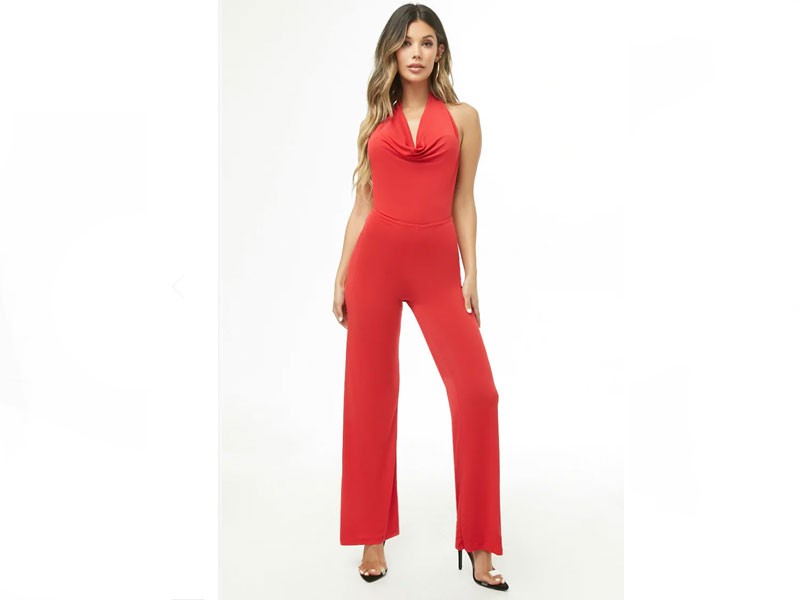 Women's Kikiriki Wide-Leg Halter Jumpsuit