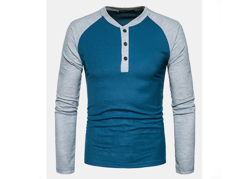 Men's O-neck Long Sleeve Casual T-shirt