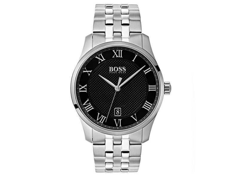 Hugo Boss Men's Master Watch Black Dial Bracelet