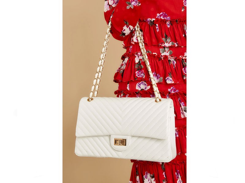 Polished And Poised White Bag
