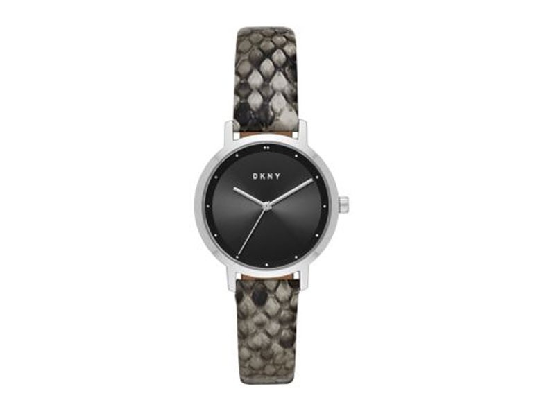 Dkny Women's Modernist Animal-Print Leather Watch