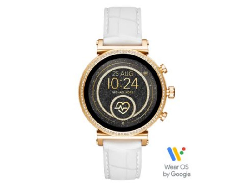 Womens Michael Kors Sofie Heart Rate Touchscreen Smartwatch