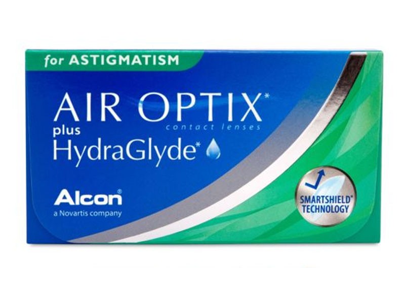 Air Optix Plus Contact Lenses Hydraglyde Astigmatism 6 Pack