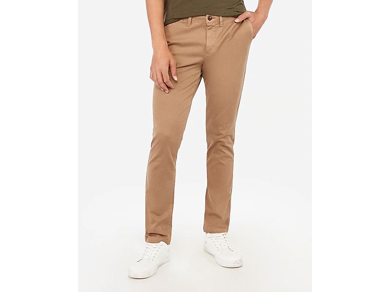 Men's Skinny Garment Dyed Hyper Stretch Chino Pant