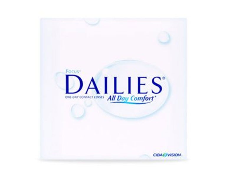 Focus Dailies Contact Lenses Aquarelease 90pk