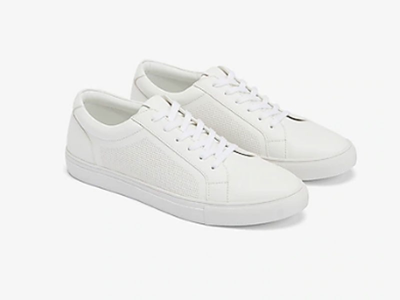 Side Perforated Tab Sneakers For Men