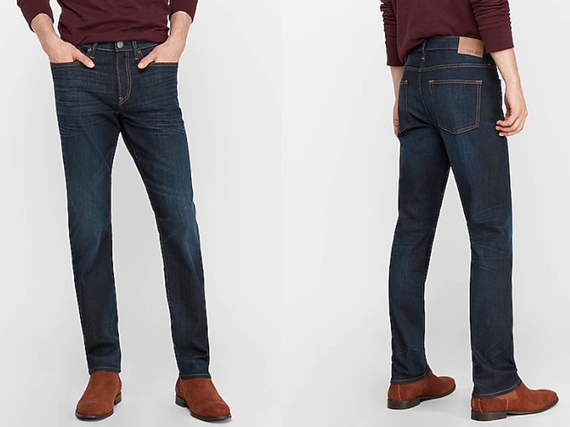 Slim Stretch+ Dark Wash Jeans For Men