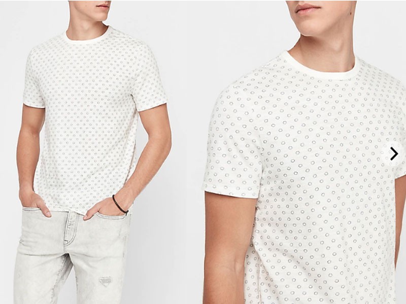 Men's Printed Cotton Crew Neck T-Shirt