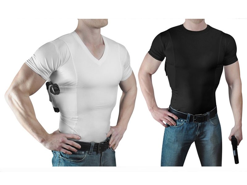 Concealment Clothes Men's Concealed Carry Holster Undershirts
