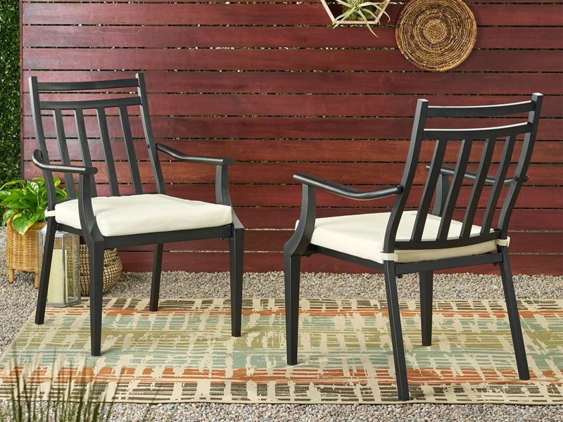 Olive Outdoor Dining Chair with Cushion