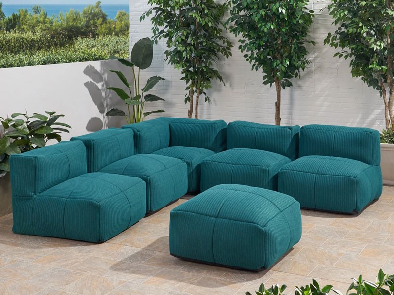 Daizee Outdoor 5 Seater Bean Bag Sectional