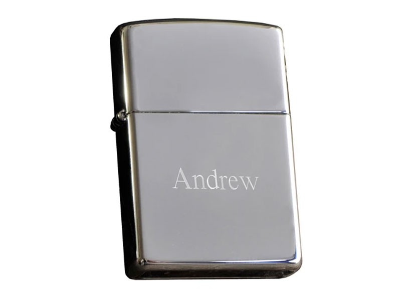 Personalized Zippo Chrome Lighter