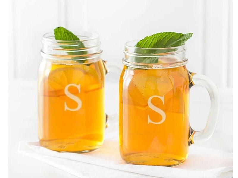 Old-Fashioned Drinking Jars (Set of 4) | My Wedding Favors