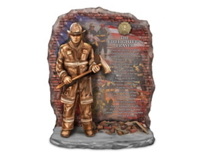 Glen Green The Firefighter's Prayer Tribute Sculpture