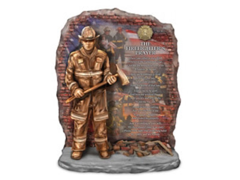 Glen Green The Firefighter's Prayer Tribute Sculpture