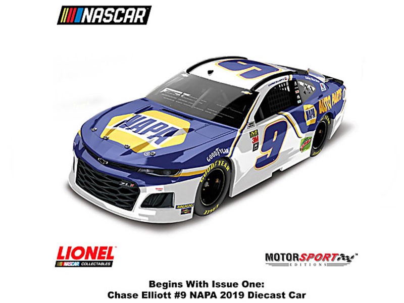 Chase Elliott 1:24-Scale No. 9 2019 Diecast Car Collection