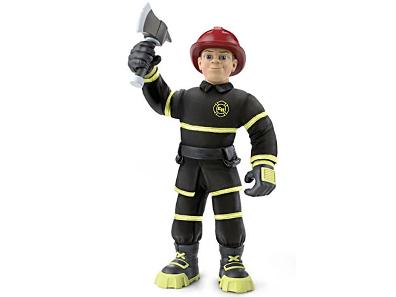 Fireman Finn Poseable Plush Action Figure For Kids