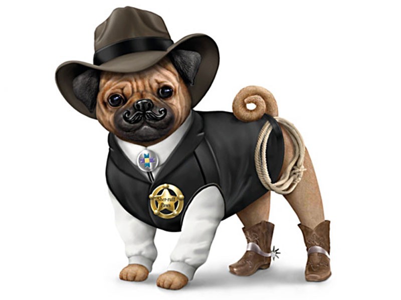 Sher Ruff S Paws Pug Figurine