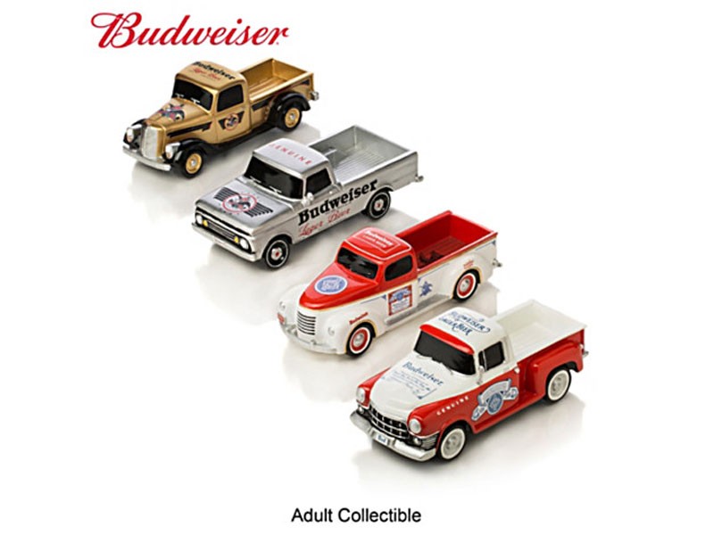 Budweiser Refreshing Rides Pickup Truck Sculpture Collection