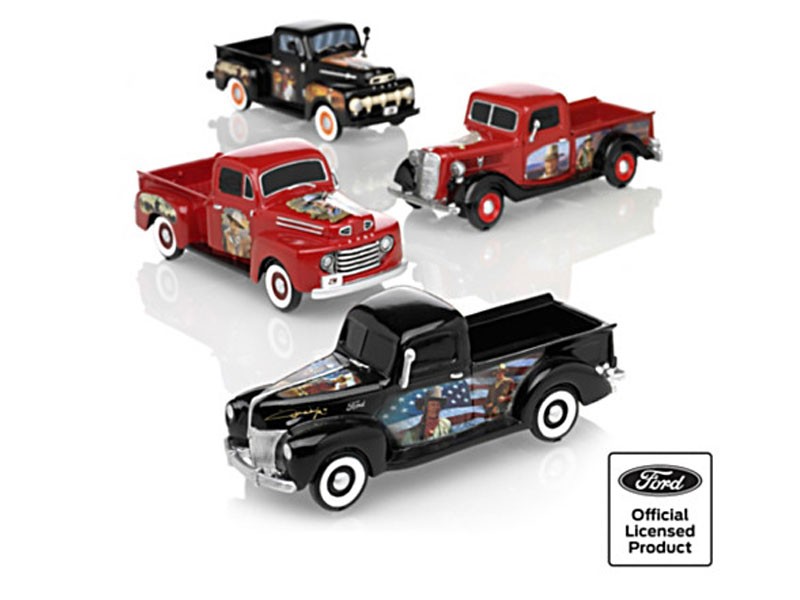 John Wayne Commemorative Classic Ford Truck Sculptures