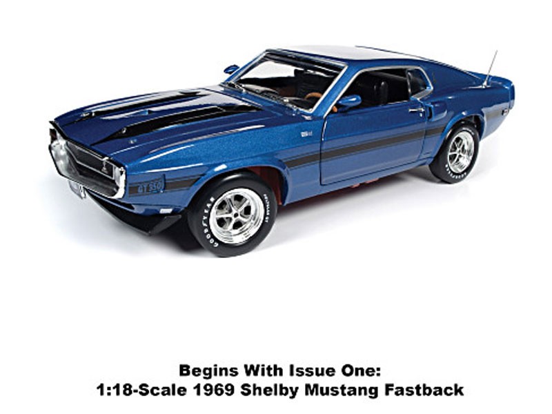 Scale 1969 Ford Mustang Fastback Diecast Car Collection