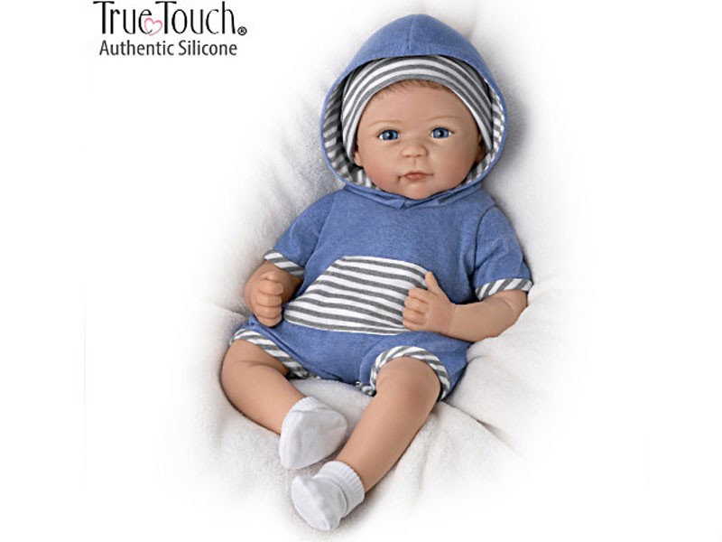 Linda Murray Caleb Lifelike Silicone Baby Boy Doll