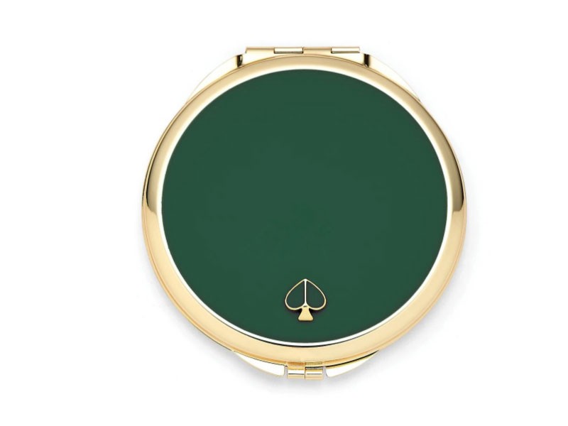 Spade Street Green Compact Mirror