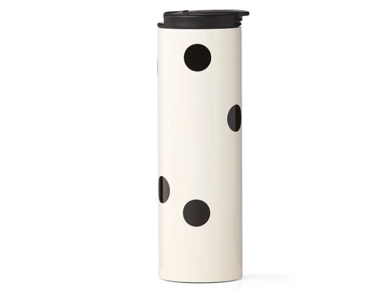 kate Spade New York All In Good Taste Deco Dot Travel Tumbler