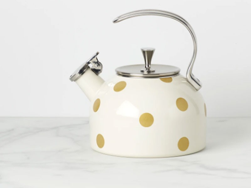 Deco Dot Gold Kettle