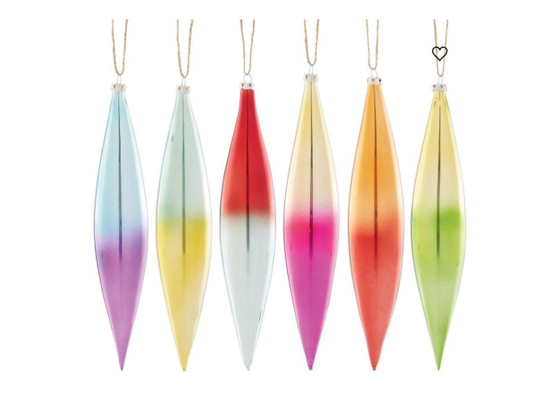 Bright Spindle 6-piece Ornament Set