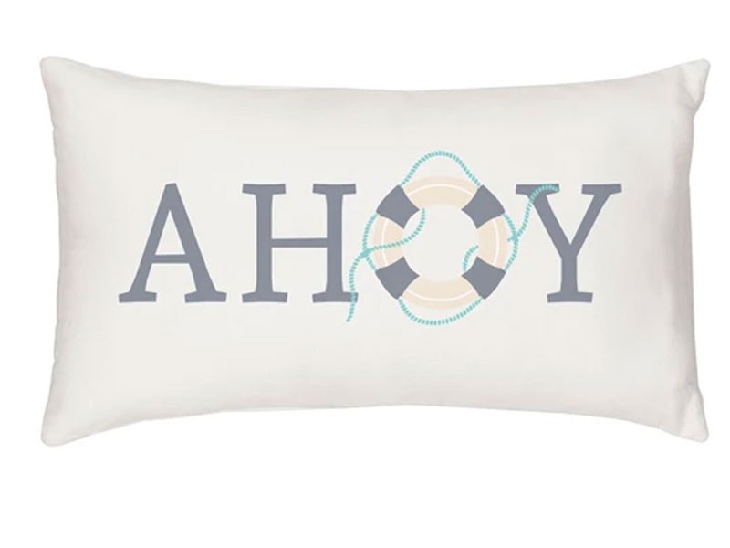 Ahoy Lumbar Throw Pillow