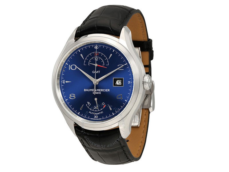Baume Et Mercier Clifton GMT Automatic Blue Dial Men's Watch M0A10316