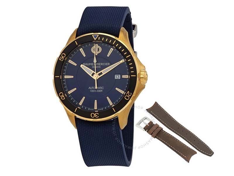 Baume Et Mercier Clifton Club Automatic Blue Dial Men's Watch 10502