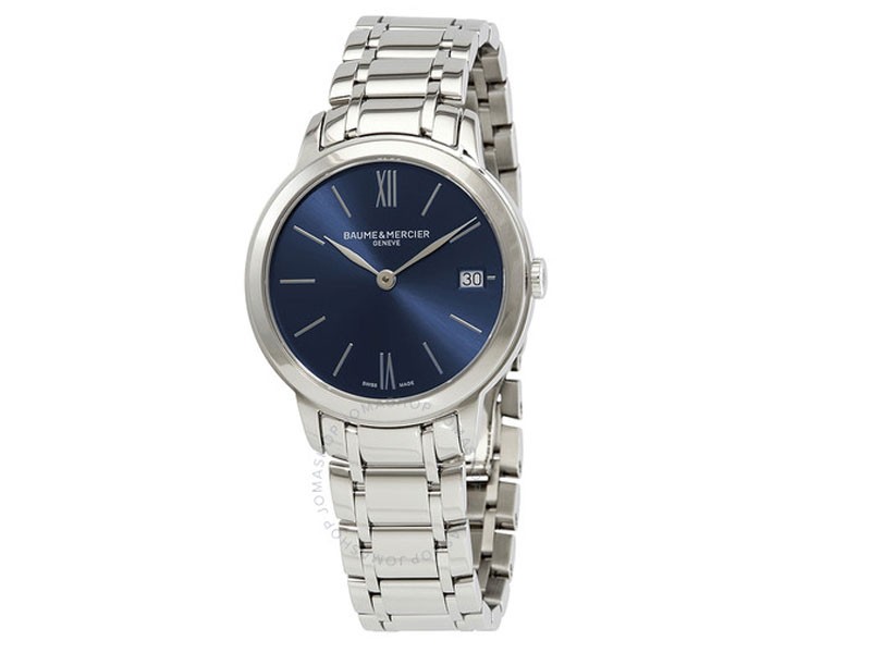 Baume Et Mercier Classima Quartz Blue Dial Ladies Watch 10477