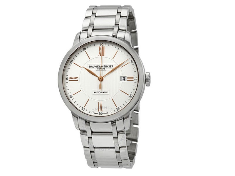 Baume Et Mercier Classima Automatic Silver Dial Men's Watch 10374