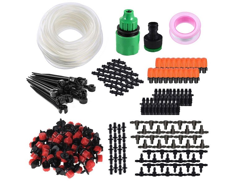 Micro Drip Irrigation Kit DIY Patio Plant Watering Kit Garden Irrigation System