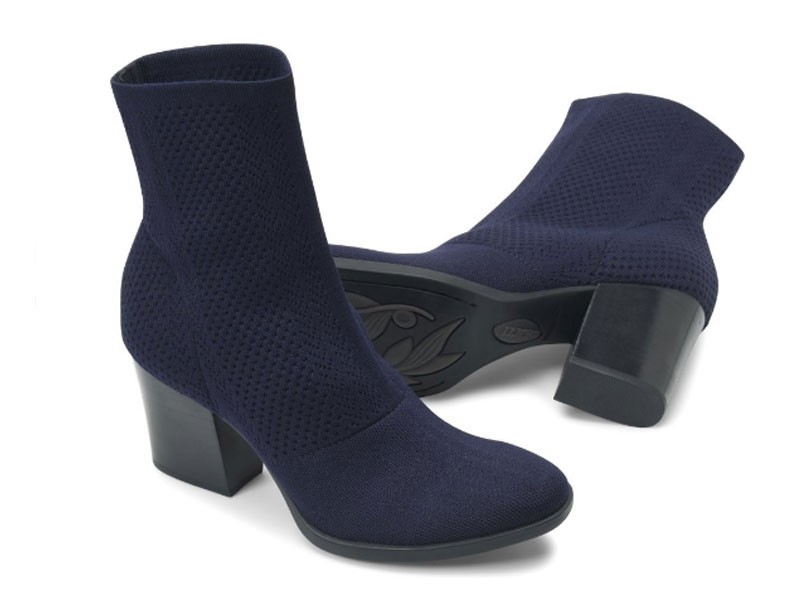 Born Meggs Too In Navy Color Fabric F70436 Women's Boots