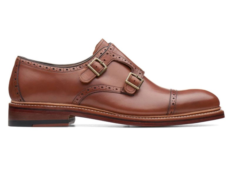 Somerville Mix Cognac Leather Casual Shoe For Men