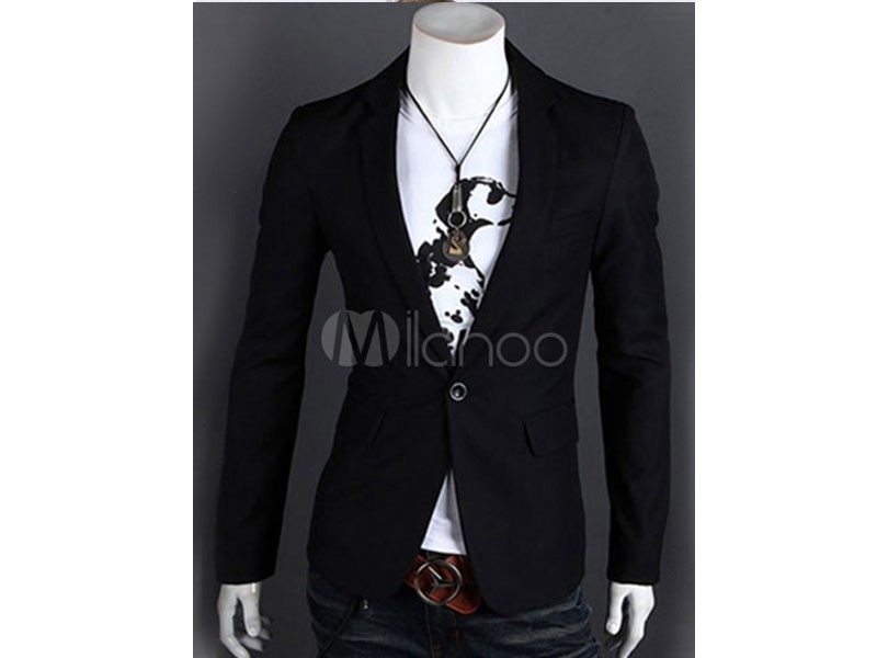 Cotton Blend Blazer Jacket For Men