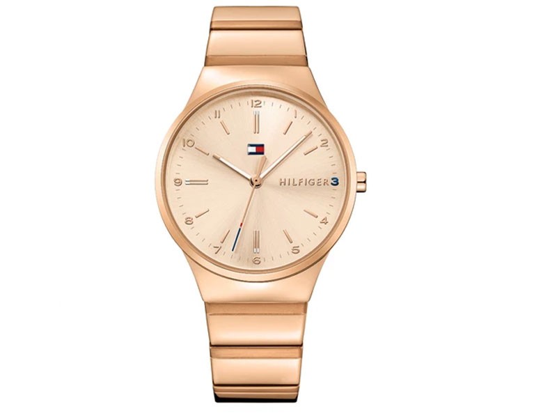 Tommy Hilfiger Kate Womens Watch Rose Gold Tone Bracelet 30m