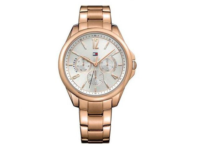 Tommy Hilfiger Women's Savannah Dress Watch Rose Gold Tone Bracelet