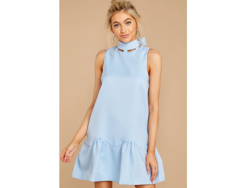 Women's Whenever This Happens Powder Blue Dress