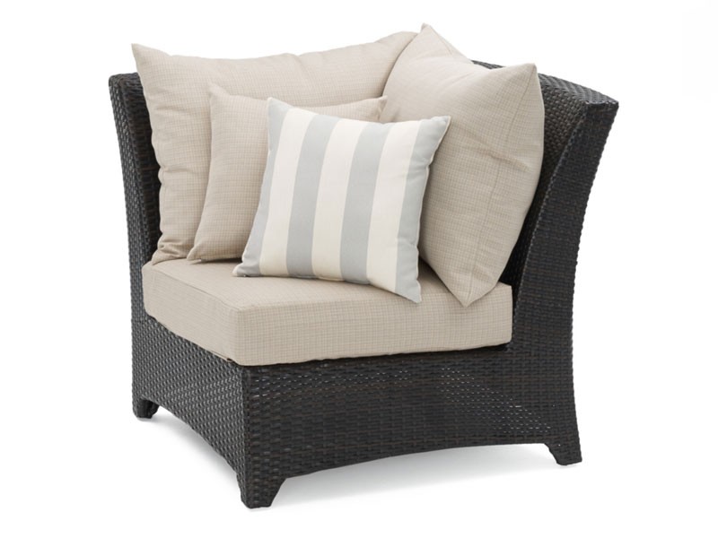 Deco Corner Chair Slate Gray