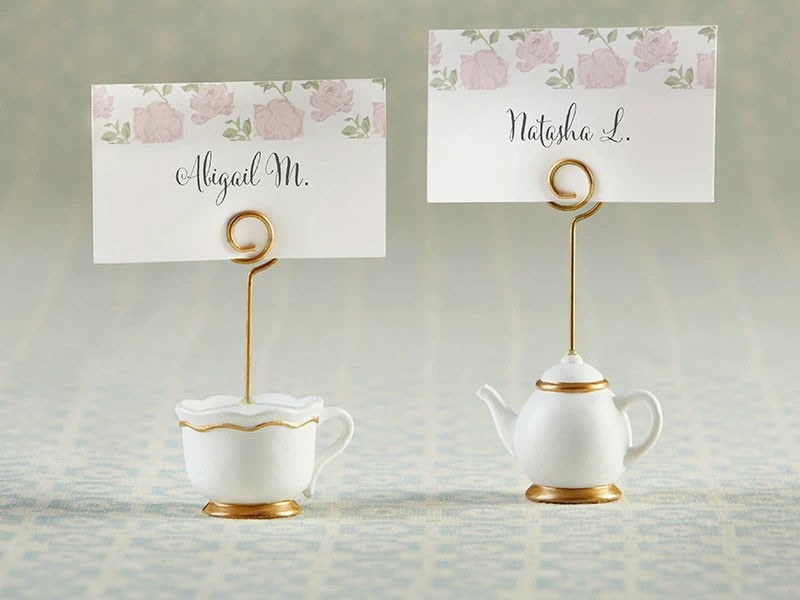 Tea Time Whimsy Place Card Holder