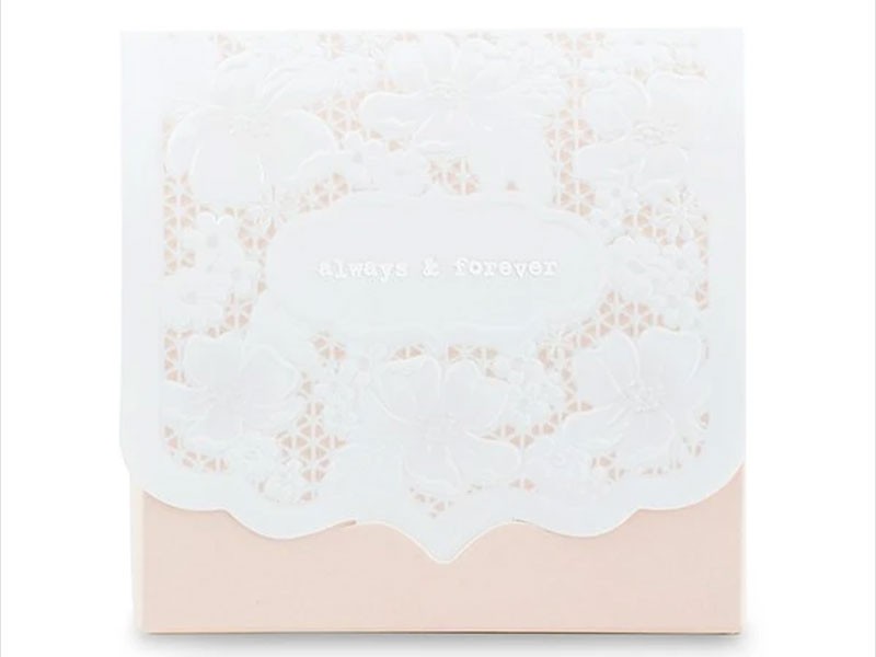 Blush Lace Favor Box