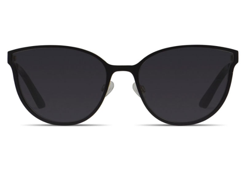 Amelia E. Hepburn Black Gold Sunglasses For Women