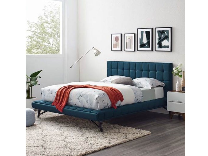 Julia Biscuit Tufted Platform Bed