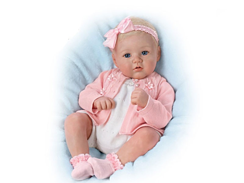 Marissa May Perfect In Pink Annika Lifelike Baby Girl Doll