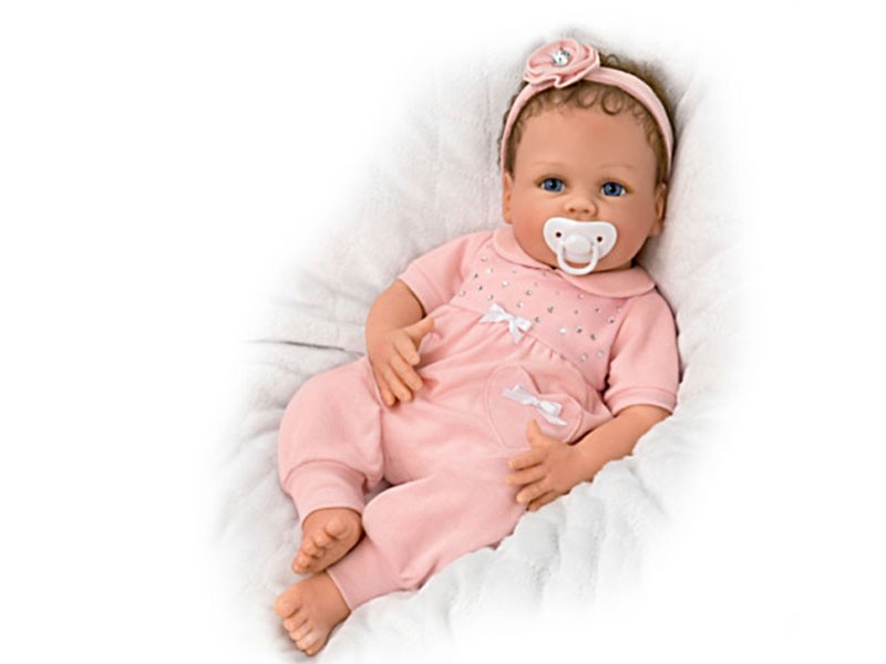 Linda Murray Cooing Chloe Breathing Silicone Baby Doll