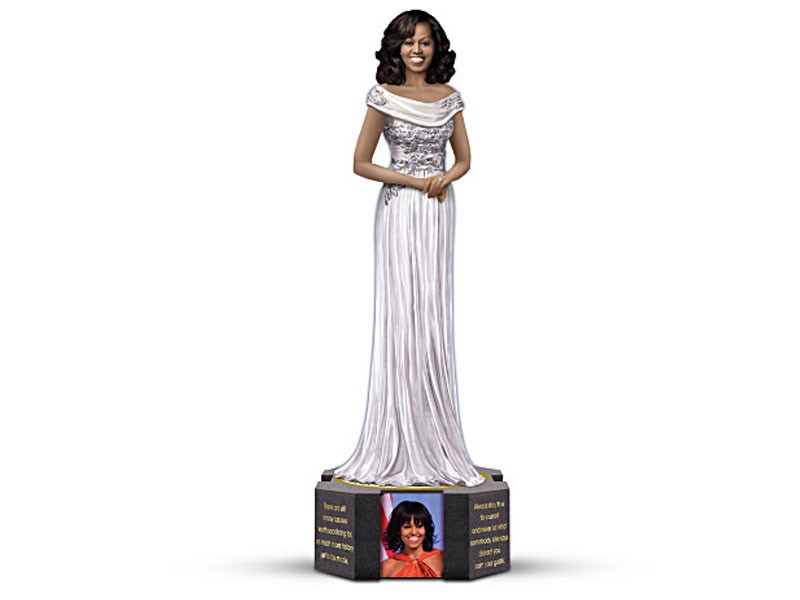 Keith Mallett Michelle Obama Commemorative Figurine